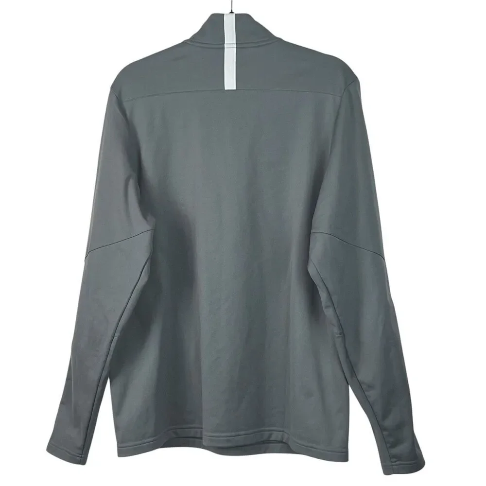 Under Armour Men's Loose Fit Gray 1/4 Zip Pullover Long Sleeve Athletic Shirt M - Picture 2 of 7